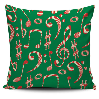 Pillow Cover - Christmas Notes and Clefs - GiddyGoatStore