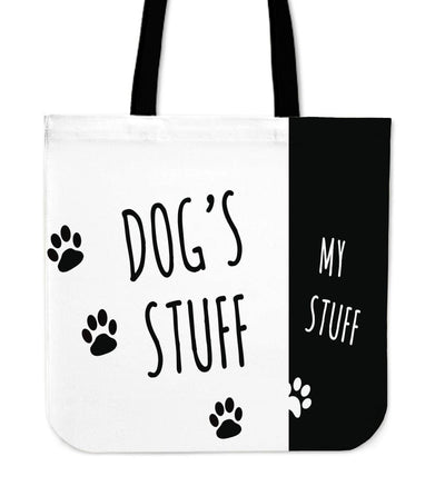Tote Bag - Dog's Stuff | My Stuff - GiddyGoatStore