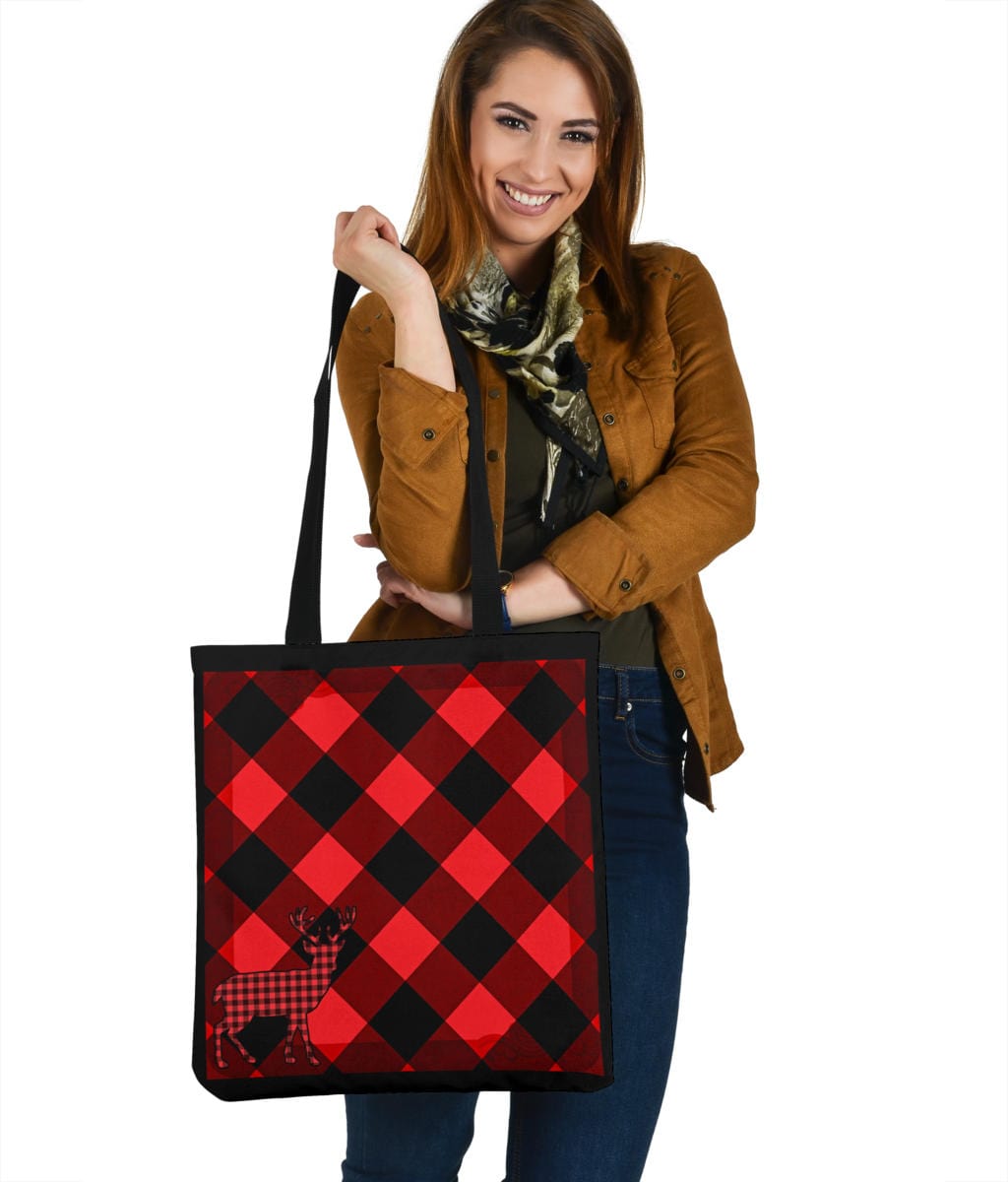 Tote Bags - Plaid - GiddyGoatStore