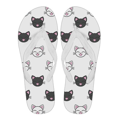 Flip Flops - Happy Kitties - GiddyGoatStore