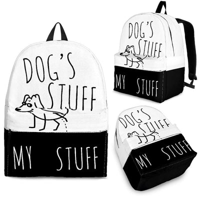 Backpack - Dog's Stuff My Stuff - GiddyGoatStore