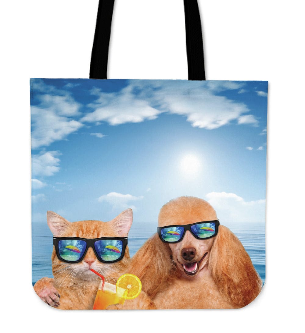 Cloth Tote - Beach Buddies - GiddyGoatStore