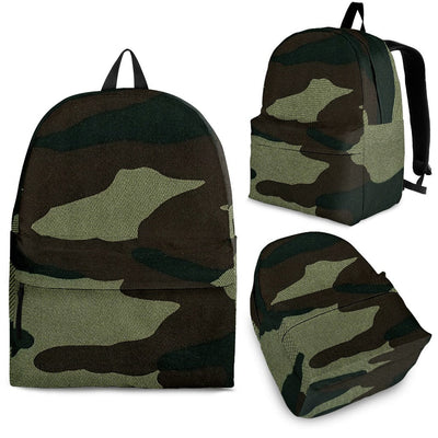 Backpack - Black and Green Camouflage - GiddyGoatStore