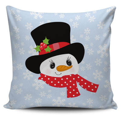 Pillow Cover - Snowman Christmas - GiddyGoatStore
