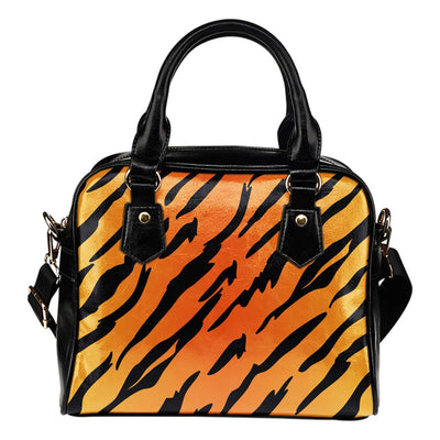 Shoulder Handbag - Tiger Print Pop Art - GiddyGoatStore