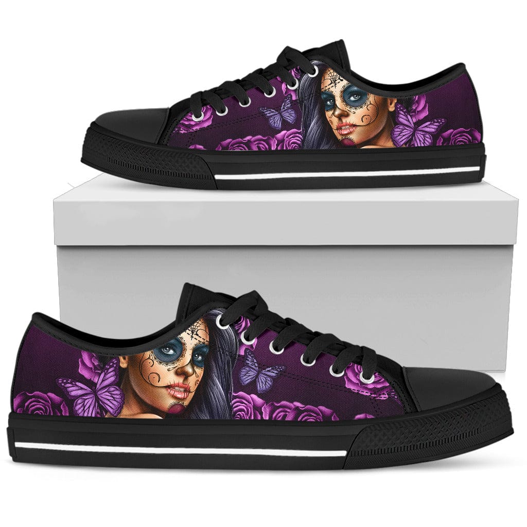 Women's Sneakers - Calavera Fine Art Collection - GiddyGoatStore