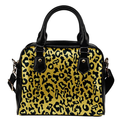 Shoulder Handbag - Cheetah Print Pop Art - GiddyGoatStore