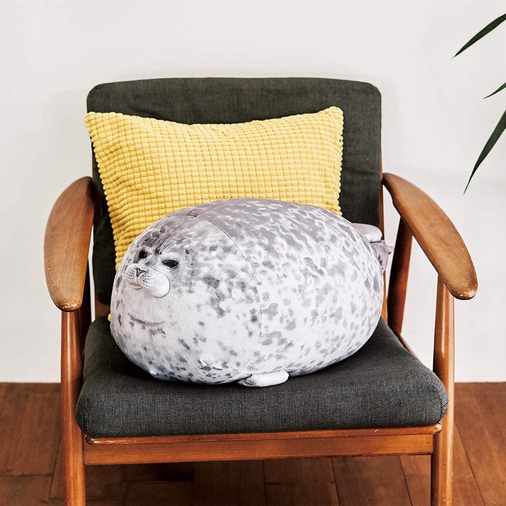 Cuddly Seal Shaped Throw Pillows