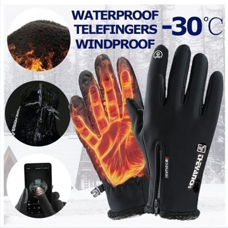 Warm Waterproof Touch Screen Gloves-Unisex