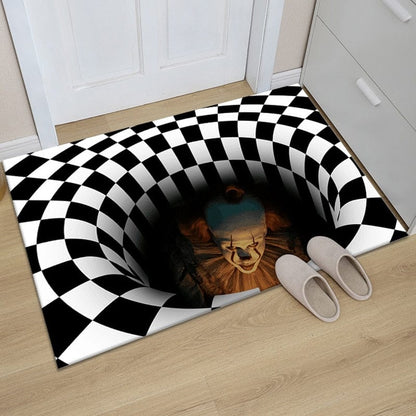 Halloween 3D Clown Door Mat