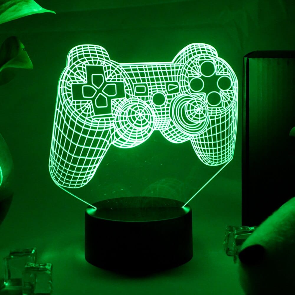 Vision 3D LED Night Light ~ PlayStation/XBox Collection - GiddyGoatStore