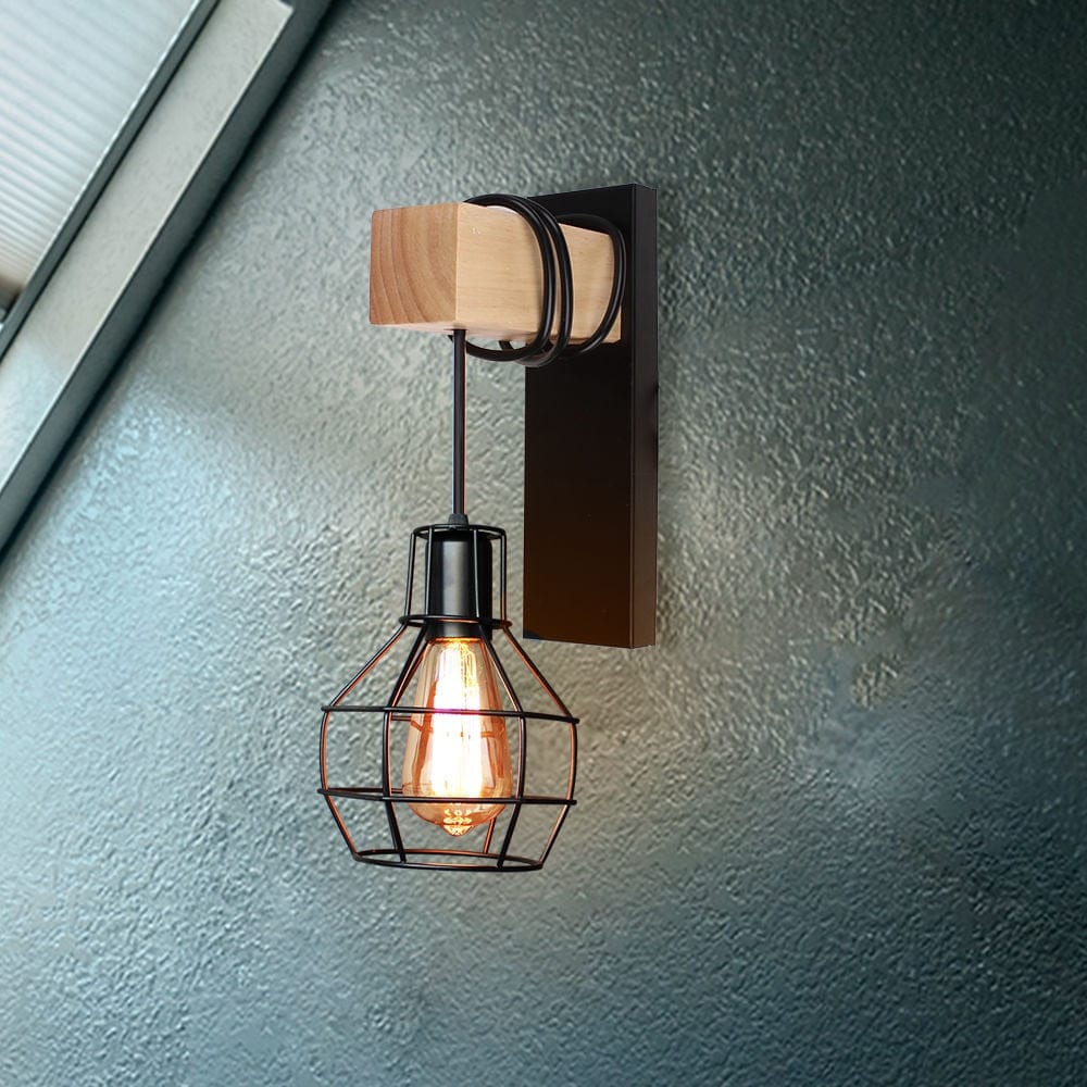 Wall Lamp~ Retro Industrial Style - GiddyGoatStore