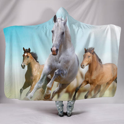 Hooded Blanket - Desert Horse - GiddyGoatStore