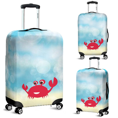 Luggage Cover ~ Crab - GiddyGoatStore
