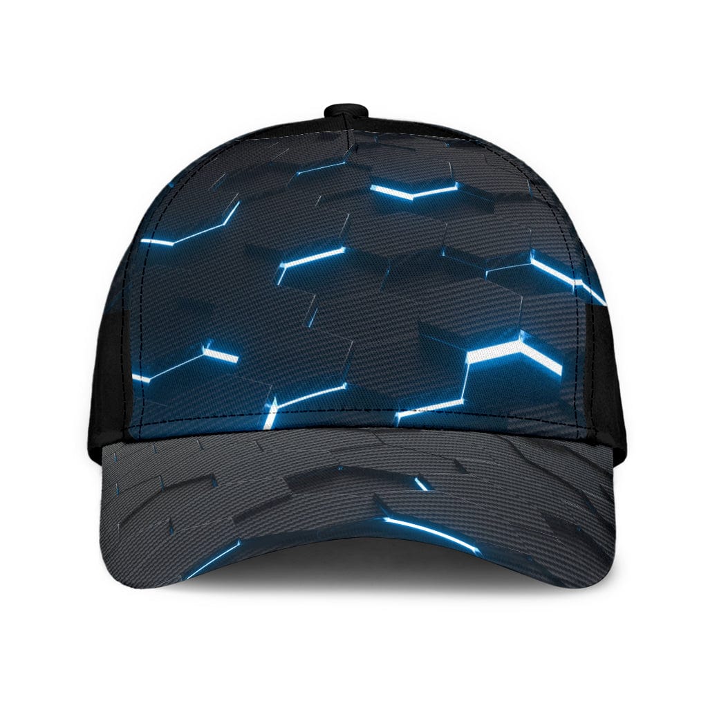 Classic Cap - Blue Carbon Fiber - GiddyGoatStore