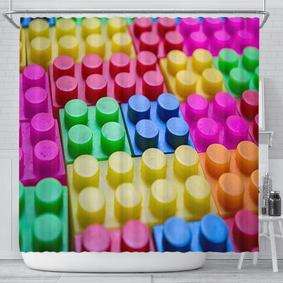 Shower Curtain ~ Lego - GiddyGoatStore