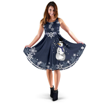 Midi Dress - Snowdress - GiddyGoatStore