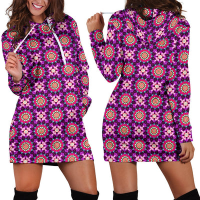 Hoodie Dress ~ Woman's  - Kaleidscope - GiddyGoatStore