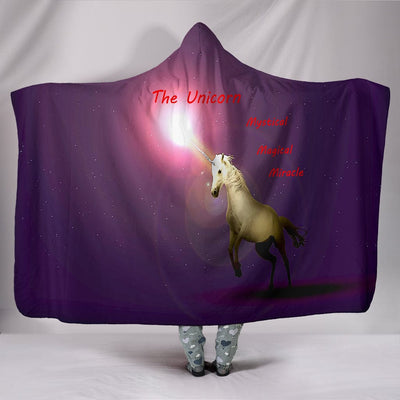 Hooded Blanket - Unicorn - GiddyGoatStore