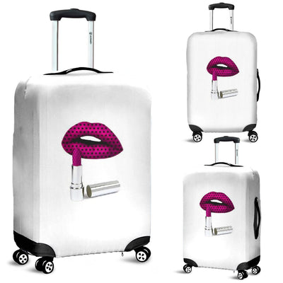 Luggage Cover ~ Lipstick - GiddyGoatStore