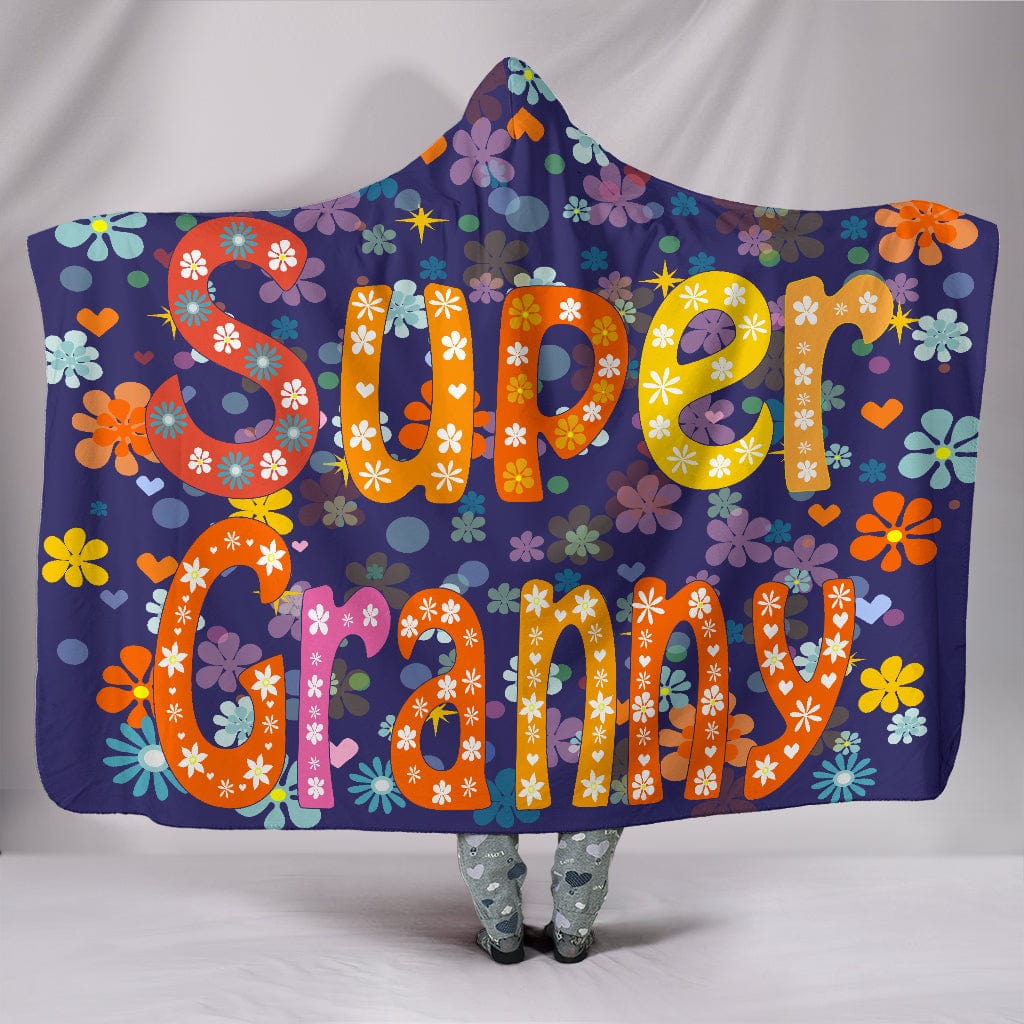 Hooded Blanket - Super Granny - GiddyGoatStore