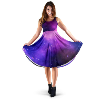 Midi Dress - Galaxy Dress - GiddyGoatStore