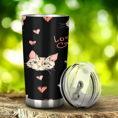Tumbler - Cat Love - GiddyGoatStore