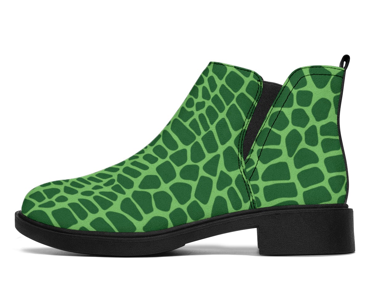 Suede Boots - Croc Pop Art - GiddyGoatStore