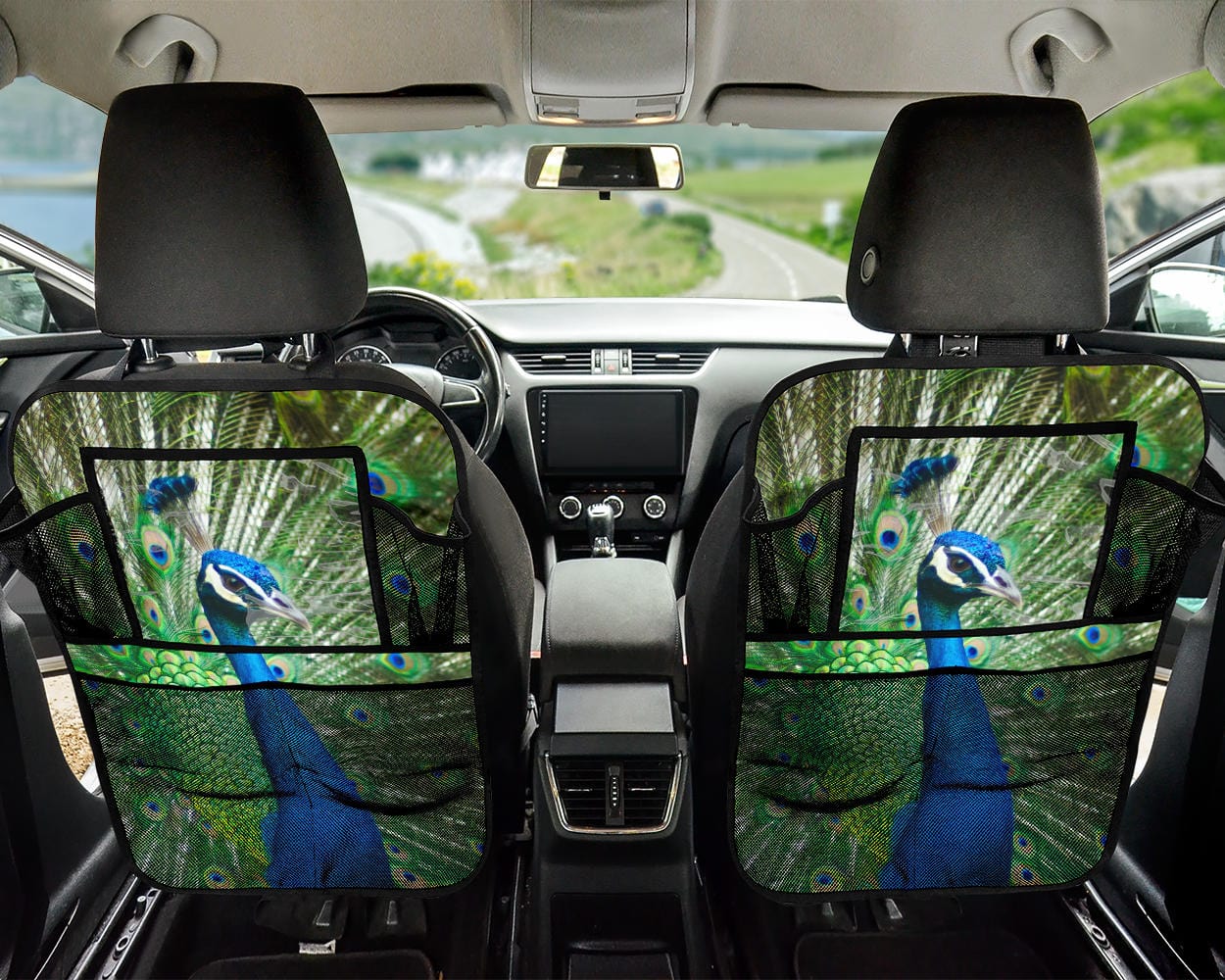 Car Back seat Organizer - Peacock - GiddyGoatStore