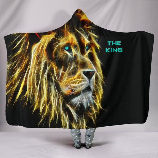 Hooded Blanket - Lion Art