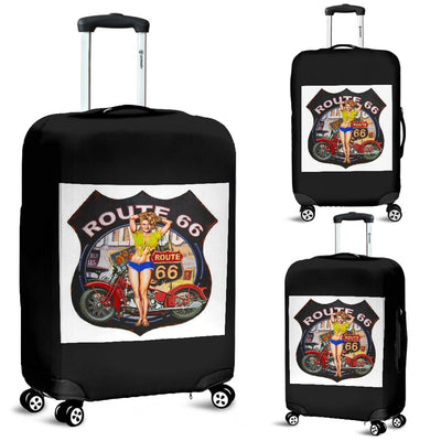 Luggage Cover ~ Route 66 - GiddyGoatStore