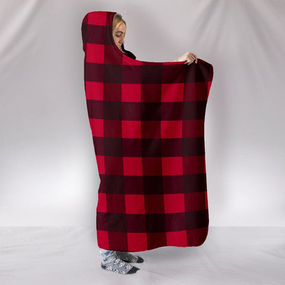 Hooded Blanket ~ Plaid