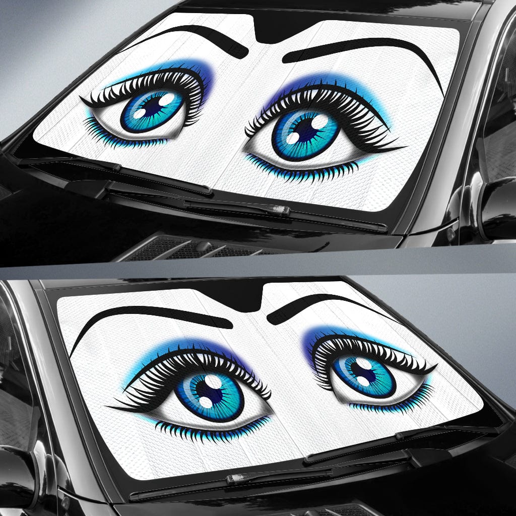 Auto Sunshade - Blue Eyed Lady.