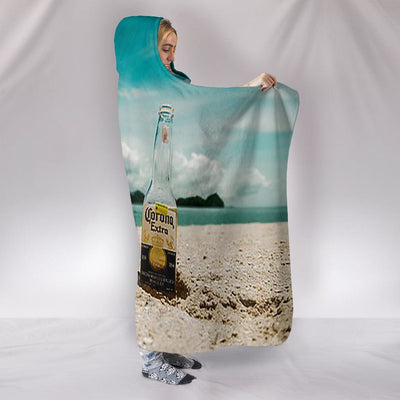 Hooded Blanket ~ Beach - GiddyGoatStore