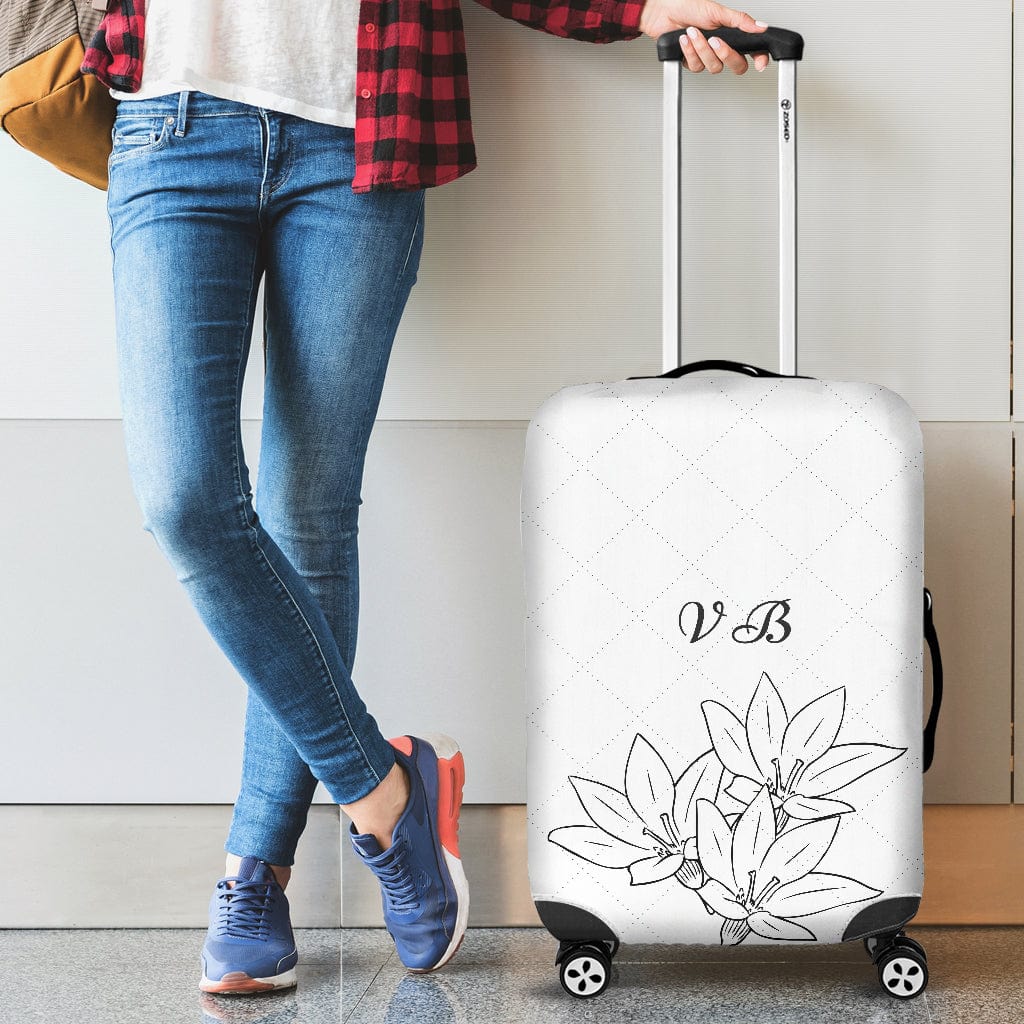 Luggage Cover ~ Initials - GiddyGoatStore