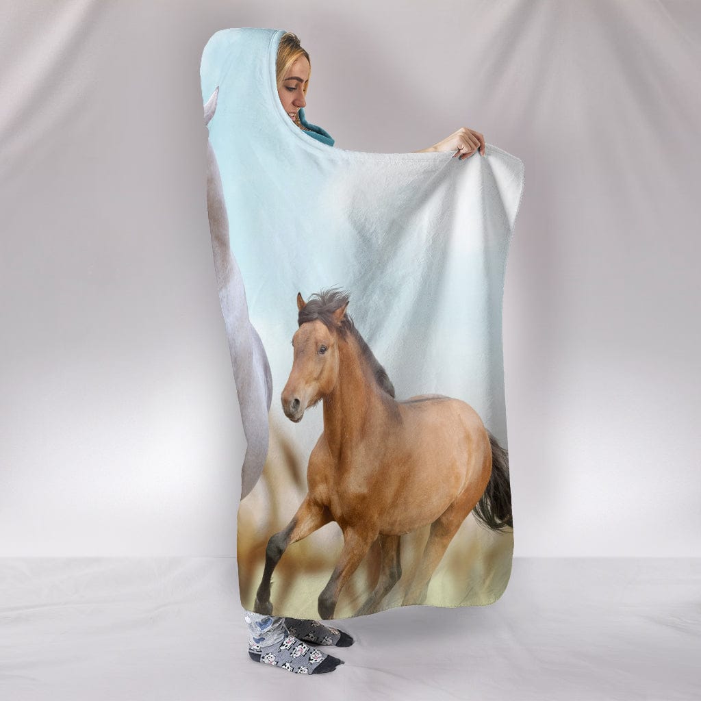 Hooded Blanket - Desert Horse - GiddyGoatStore