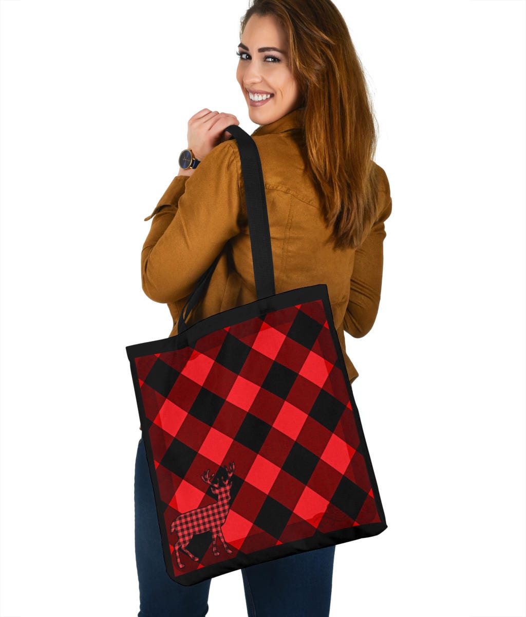 Tote Bags - Plaid - GiddyGoatStore
