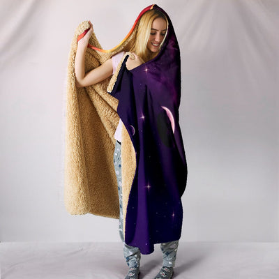 Hooded Blanket - Galaxy - GiddyGoatStore