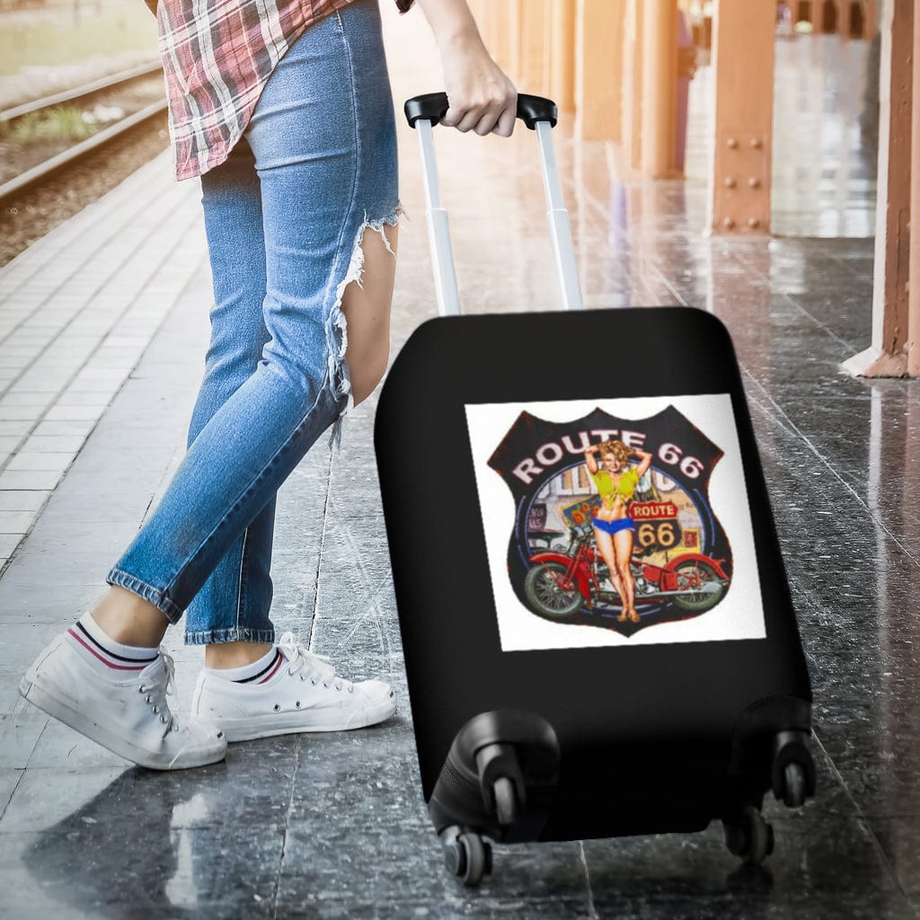 Luggage Cover ~ Route 66 - GiddyGoatStore