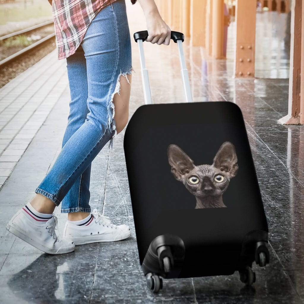 Luggage Cover ~ Kitty - GiddyGoatStore
