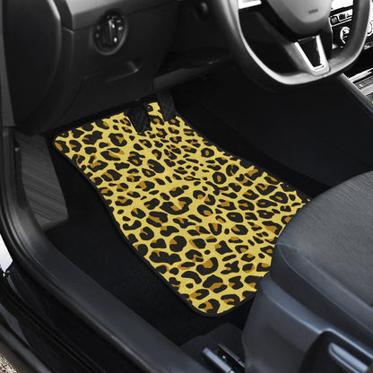 Car Floor Mats - Leopard