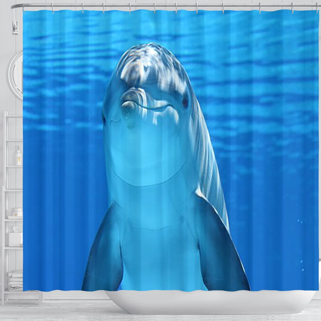Shower Curtain ~ Dolphin - GiddyGoatStore