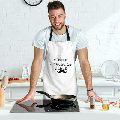 Men's Apron - I Cook As Good As I Look - GiddyGoatStore