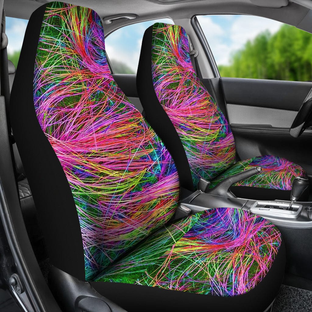 Seat Covers - Abstract Neon - GiddyGoatStore