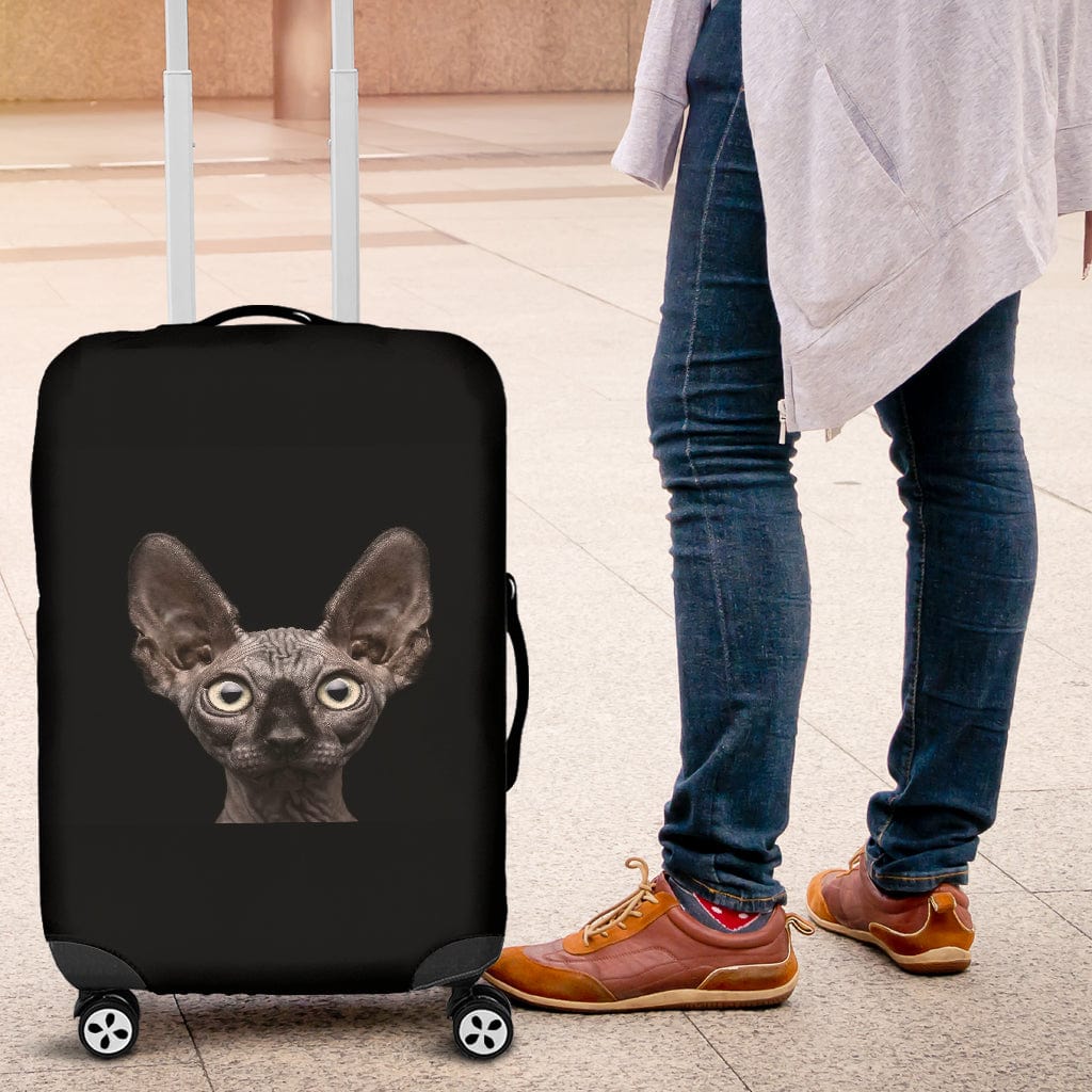 Luggage Cover ~ Kitty - GiddyGoatStore