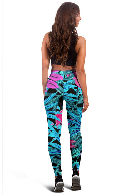 Leggings ~ Women's  ~ Tropical Burst