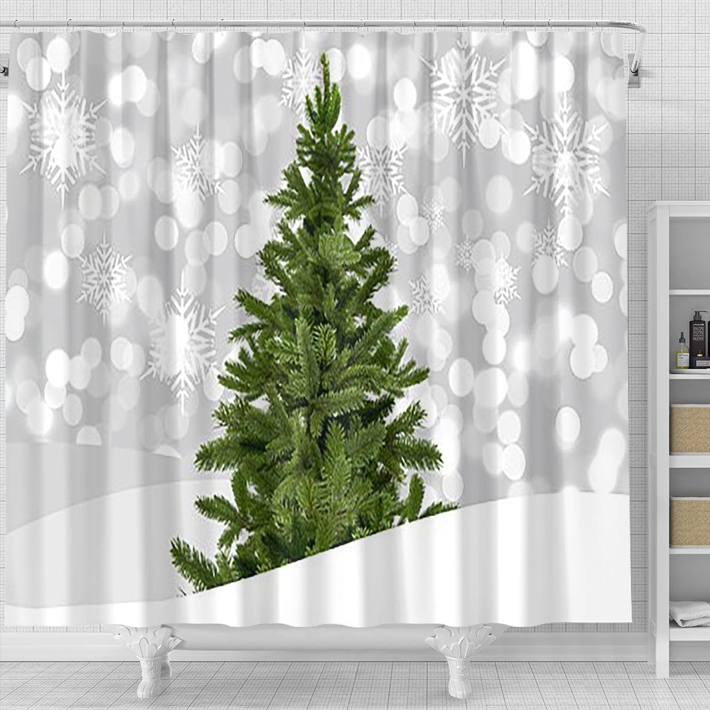 Shower Curtain ~ Pine Tree - GiddyGoatStore
