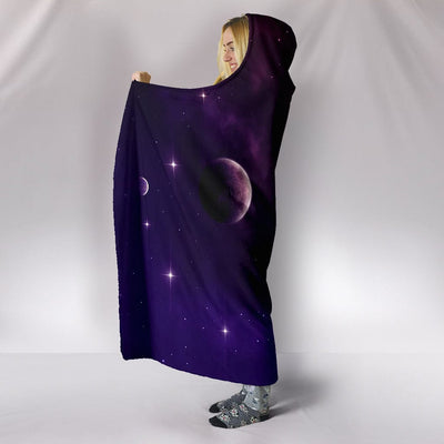 Hooded Blanket - Galaxy - GiddyGoatStore