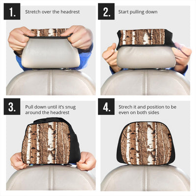 Headrest Cover - Birch - GiddyGoatStore