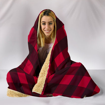 Hooded Blanket ~ Plaid